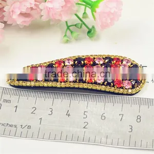 Hot New Fresh Wind Latest European And American Retro Simple Little Hair Clips With Full Stone thumbnail-4