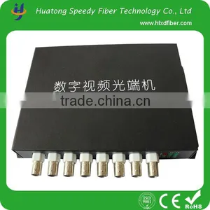 Manufacturer 8 ch Video Over Fiber Optical Converter for Security System thumbnail-2