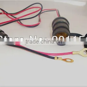 12v Power Outlet Socket With Inline Fuse Wire Lead for Motorcycle/ATV/Carvavan thumbnail-1