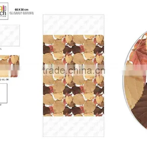 Ceramic Wall Tiles Luster Brown Print Series132 thumbnail-4