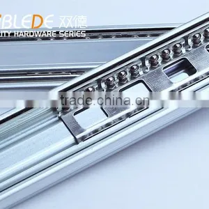 45mm 3 Fold Ball Bearing Undermount Drawer Slide thumbnail-4