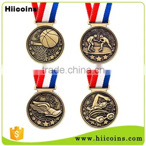 China Wholesale Europe Regional Feature Custom Die-cast Metal Cheap Sports Medal thumbnail-1