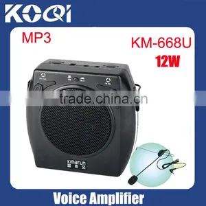 USB Portable Waistband Power Amplifier With Headset Mic K-668U thumbnail-1