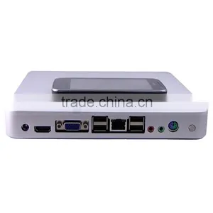 Ultra Thin Station Mini PC Dual Core Intel D2500 CPU With HDMI Port thumbnail-3