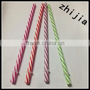 Colorful Plastic Wrapped Acrylic Red Straw thumbnail-6
