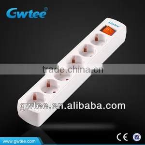 6 Way European Type Multiple Socket With Switch thumbnail-1