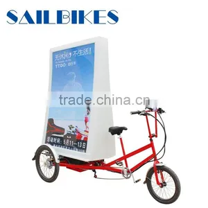 Electric Tricycle With Advertising Board for Promotion thumbnail-4