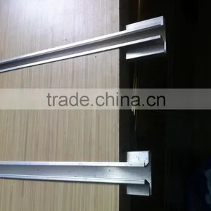 Aluminum Slatwall Insert Fitting With MDF Board, Display Showing Stand Aluminum for Algeria Market thumbnail-2