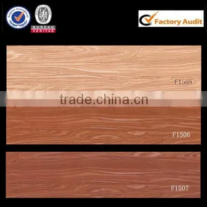 Cheap!!! 150x600 Glazed Wood Ceramic Nature Tile Flooring thumbnail-1