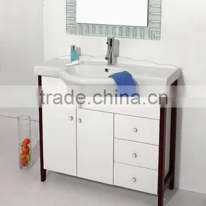 2015 New Design for Bathroom Cabinet/bathroom Vanity With Colour Basin/high Gloss Bathroom Cabinets thumbnail-1