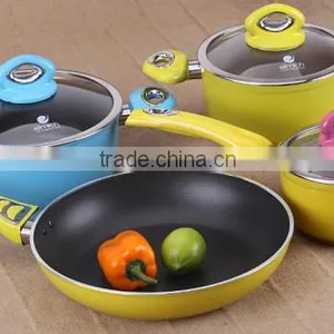 Non Stick Forging Aluminum Fry Pan & Pot Set Risoto Elmich S-05 thumbnail-2