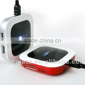 New Model Led Logo Usb Hub 2 Port With SD Card Reader thumbnail-1