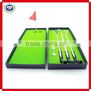 High Quality Souvenir Gifts 3 Metal Pen Mini Golf Pen Set thumbnail-2