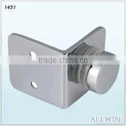Solid Brass 135 Glass Shelf Connector Clips thumbnail-4