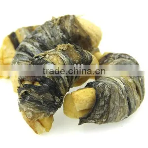 Wholesale Natural Fish Skin and Apple Wraps Pet Dog Snack thumbnail-1