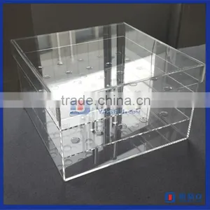 2016 High Quality China Manufactuer Customized 25 Roses Acrylic Rose Display Box thumbnail-6