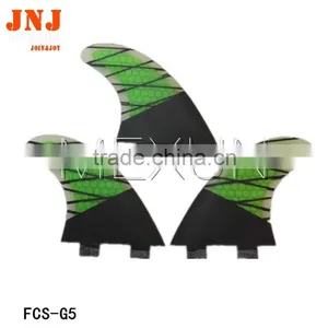 Perfect Quality FCS M G5 Fins With Carbon Fiber Honey Comb Material for Surfing FCS 002 Size M thumbnail-1