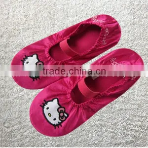Soft Ballet Shoes for Women,Satin Indoor Slipper,kitty Shoes thumbnail-1