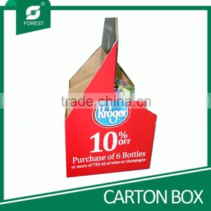 6 PACK GRAPE WINE BOTTLE CARRIER BOX thumbnail-2