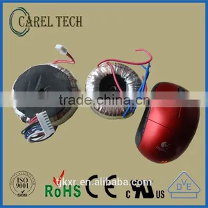 CE ROHS Approoved 25VA 2*9V Miniature 50/60Hz Power Transformer, Low Profile Toroid, Low Profile Ring Core Transformer thumbnail-6