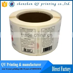 Colorful Printing Vinyl Label Sticker,customized Design Label Sticker Roll thumbnail-2