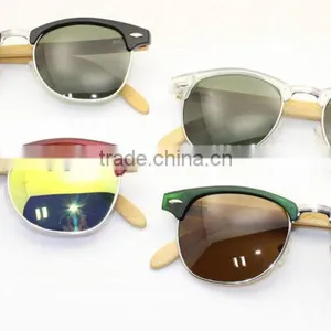 JMP628 UV400 Club Bamboo Sunglasses thumbnail-5