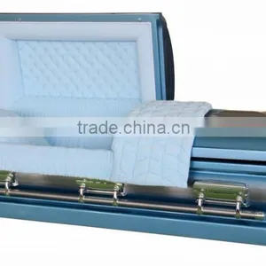 Wholesale Traditional Chinese Style Good Funeral Supplies Metal Caskets thumbnail-1