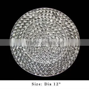 Wedding Crystal Charger Plate thumbnail-1
