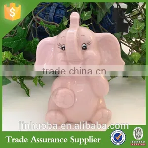 Cute Funny Customize Resin Baby Elephant Piggy Bank Home Decoration thumbnail-1