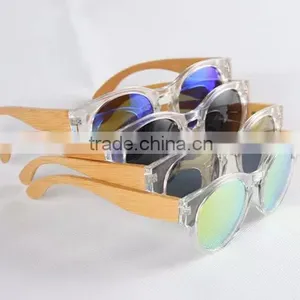 2015 High Quality FDA Natural Bamboo Acetate Sunglasses thumbnail-6