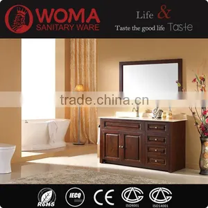 Solid Wood Bathroom Vanity European Style Cabinet for Sale 3007L thumbnail-1