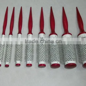 Short Hair Boar Bristle Wooden Hair Brush thumbnail-3