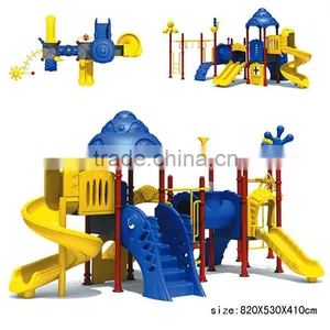 Outdoor Plastic Slide Playground thumbnail-1