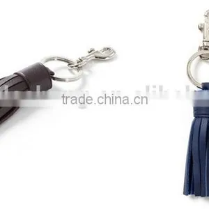 Fashion Jewelry Gift Classic Leather Tassel Key Chain Metal Keyring Women Handbag Accessory thumbnail-5