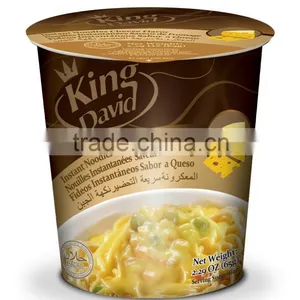 King David 65g Vegetarian Non-fried Instant Cup Noodles With Seasoning Chicken Flavour thumbnail-6