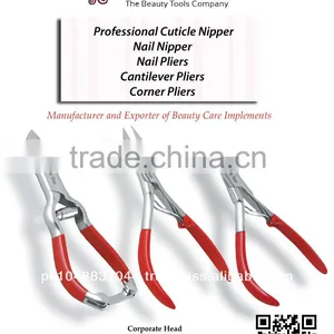 Cuticle Nail Nippers, Ingrown Nail Pliers, Cantilever Nail Clippers Manicure Pedicure Tools & Kits Pakistan thumbnail-1