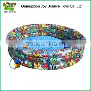 New Design Colorful Inflatable Pvc Round Swimming Pool 2015 thumbnail-1