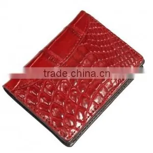 Crocodile Leather Card Clip Wallet SCRCW-012 thumbnail-1