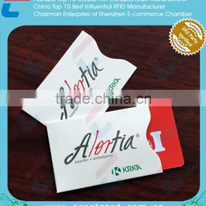 Customized Plastic ID Card Sleeves and Blocking Paper Card Sleeves thumbnail-2