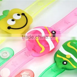 3 Flash Children Cartoon Led Lighted Bracelet,led PVC Wristband for Kids thumbnail-5