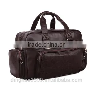 2016 Retro Leather Travel Bag Low Price Duffel Bag Multifunction Tote Bag thumbnail-1