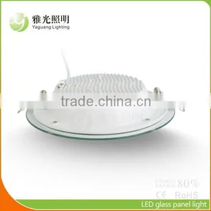 12W Round Led Panel Light With Glass Panel thumbnail-2