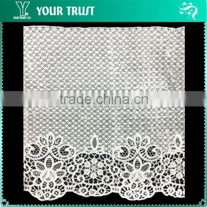 Width 58 Centimeter White Dot Flower Polyester Trimming Lace Dresses thumbnail-1