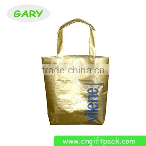 Gold Handbag Tote Bag Metallic Laminated Tote Bag Manufacturer thumbnail-2