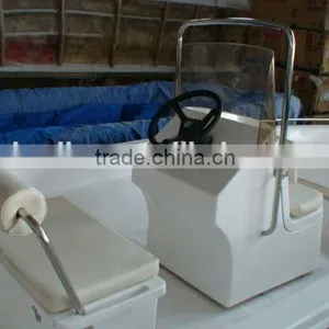 FRP Fiberglass Small White Aluminium Fishing Boats for Sale thumbnail-2