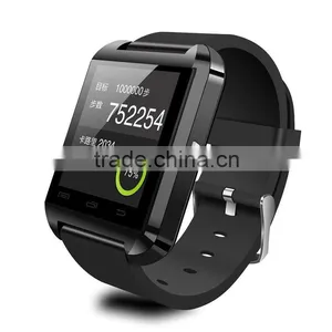 Wrist Watch for Samsung S4/Note 2/Note 3 HTC LG Huawei Xiaomi Android Phone Smartphones U8 Bluetooth Smart Watch thumbnail-5