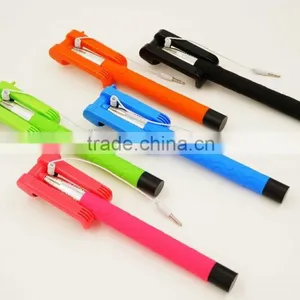 2015 Best Selling Foldable Extendable Mini Selfie Stick New Cable Take Pole Selfie Stick,wired Selfie Stick thumbnail-6