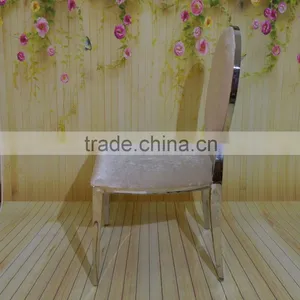 Unique Modern Fashion Stacking SS White Banquet Chair thumbnail-2