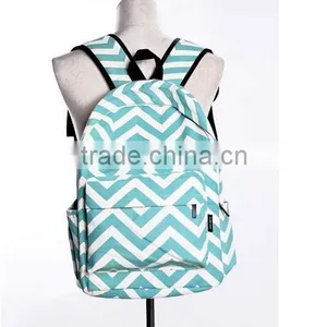 4 Colors Stripe Chevron School Backpack Bookbag For Unisex thumbnail-5