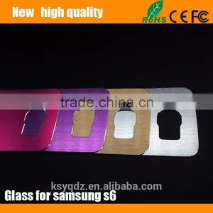 2.5D Titanium Alloy Color Tempered Glass Screen Protector for Samsung S6 thumbnail-2